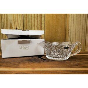 Durand Vincennes Lead Crystal Sauce Boat 8 Oz Made In France